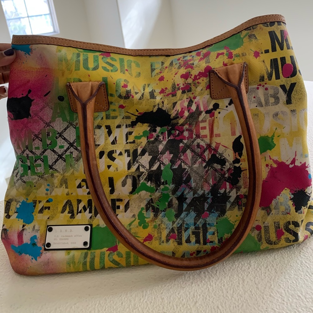 Large multicolor LAMB purse